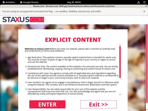 Account On Staxus