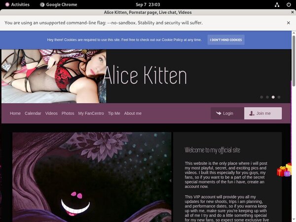 Alice Kitten Order Page