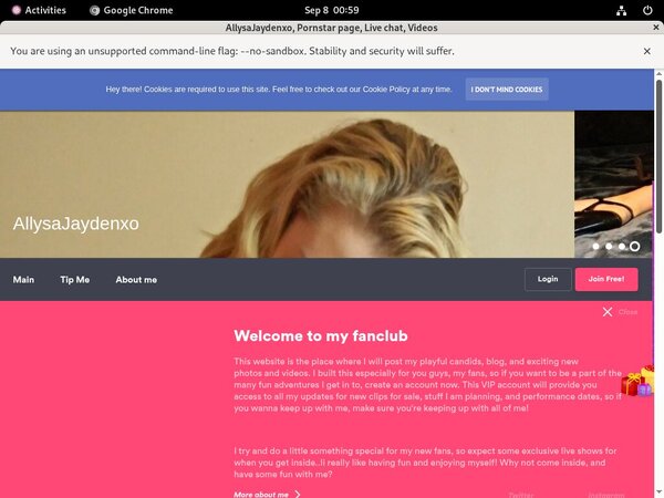 Allysajaydenxo.modelcentro.com Home