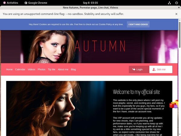 Autumn Order Page