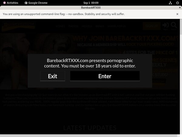 BarebackRT XXX Paypal Trial