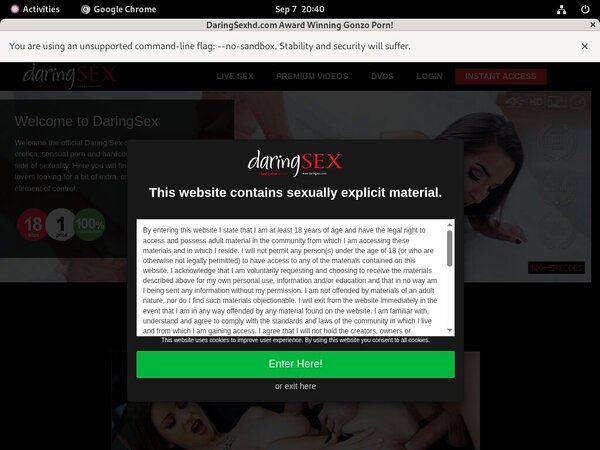 Daringsexhd.com Discount Code Daringsexhd.com Discount Code