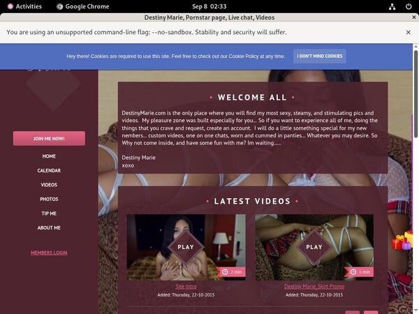 Destiny Marie Free Videos