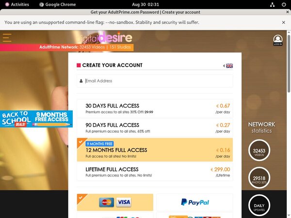 Digital Desire With Bank Account