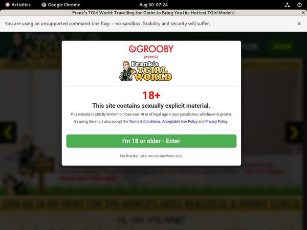 Discount Franks-tgirlworld.com Account