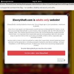 Ebony Shaft Cheap Offer