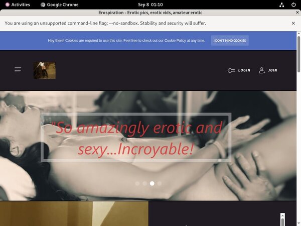 Erospiration.com No Credit Card