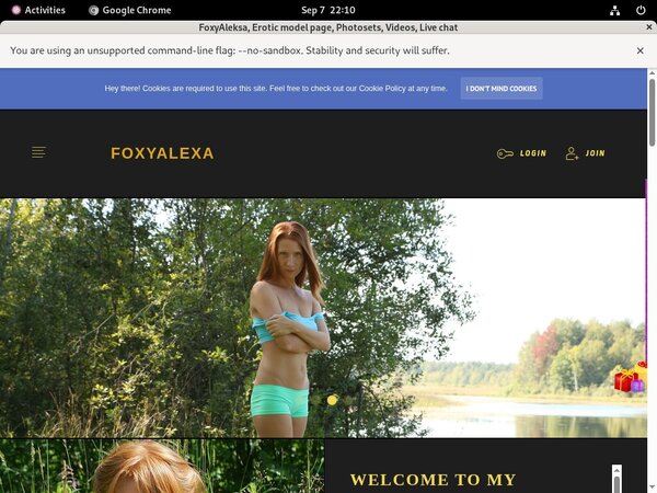FoxyAleksa Login Ids