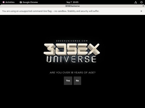 Free 3dsexuniverse.com Account