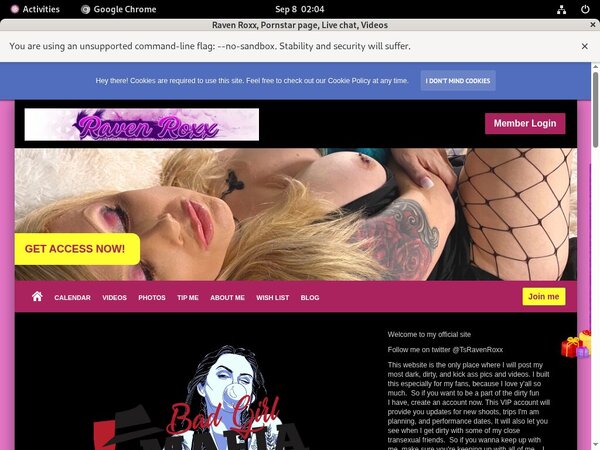 Free Account In RavenRoxx Free Account In RavenRoxx