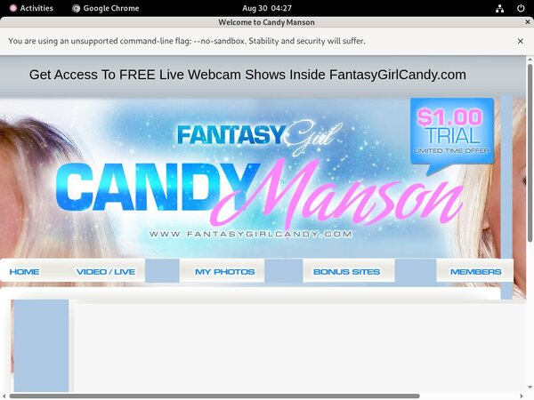 Free Candymanson Premium Passwords