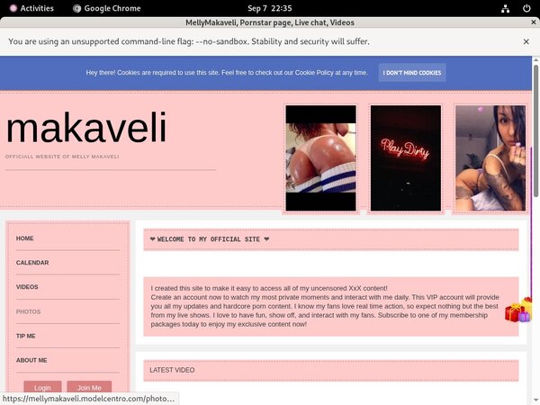 Free Mellymakaveli.modelcentro.com Premium Passwords