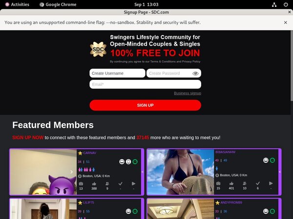 Free Swingers Date Club Access