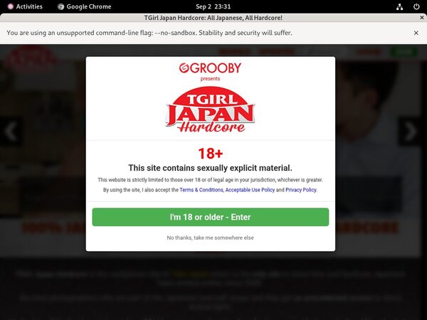 Free Trial For TGirl Japan Hardcore