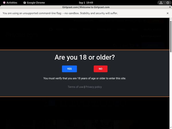 Free Working Girlycastshop.com Accounts