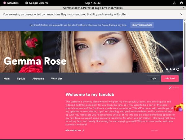 GemmaRose42 Cuentas