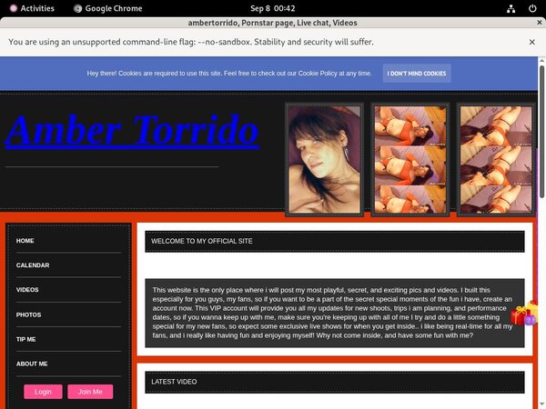 Get Ambertorrido.modelcentro.com Day Trial