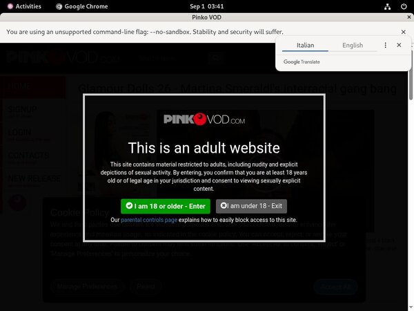 Get Free Pink O VOD Account