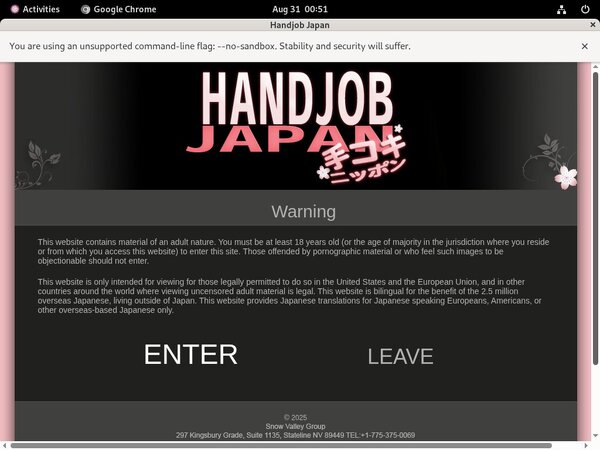 Handjob Japan With Credit Card