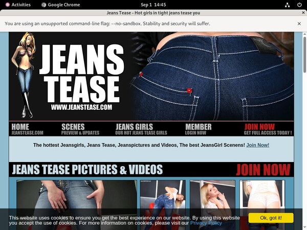 Jeans Tease Discount Promotion