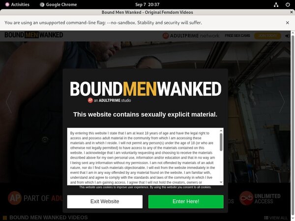 Login Boundmenwanked.com Free