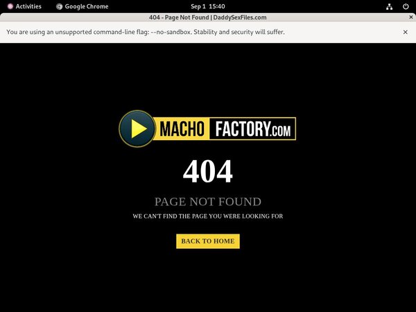 Macho Factory Member Login