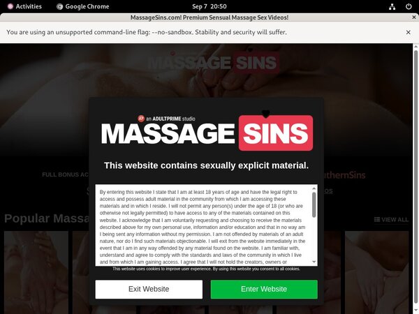 Massagesins.com Porn Account