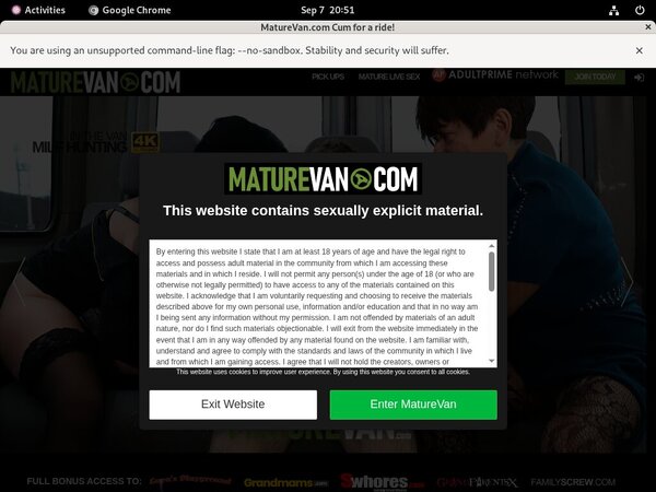 Mature Van Xxx Password