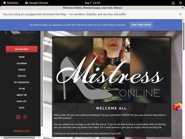 MistressOnline Free Users MistressOnline Free Users