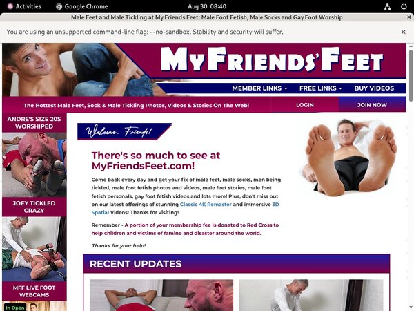 My Friends Feet Discount Free Offer