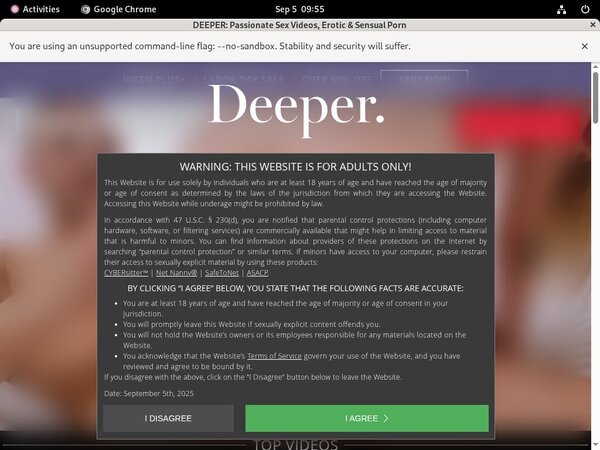 New Deeper.com Discount Offer