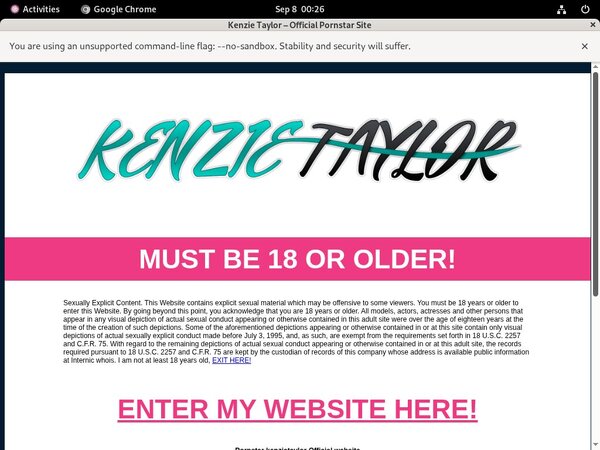 Pass For Kenzie Taylor