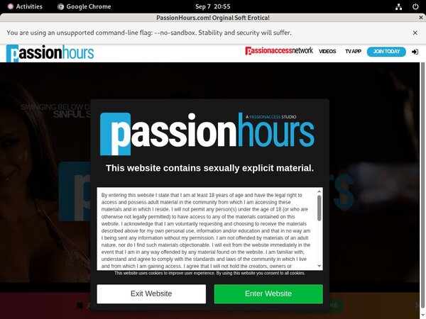 Passionhours.com Discount Acc
