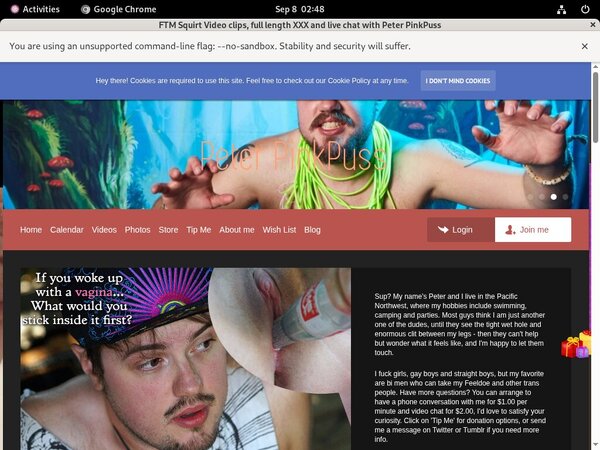 Password For Peterpinkpuss.com