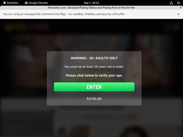 Peeonher.com Trial Account