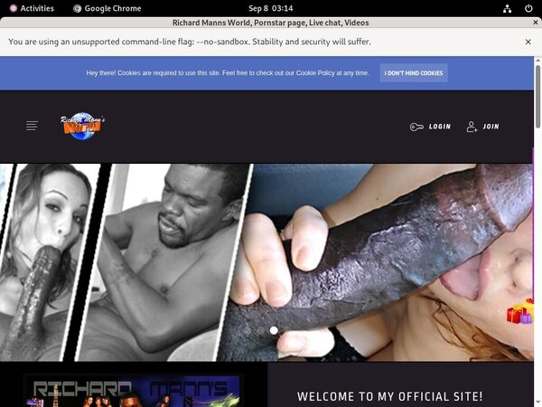 Richardmannsworldlive.modelcentro.com Online Videos