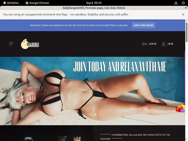 SallyDangeloXXX Yearly Membership