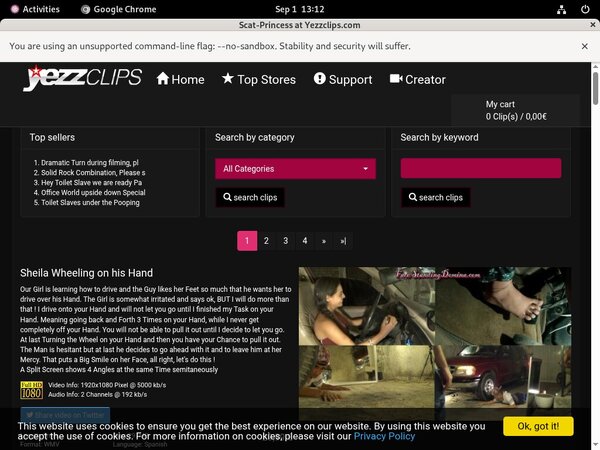Scat-princess Hacked Password