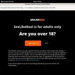 Sexlikereal.com User And Pass