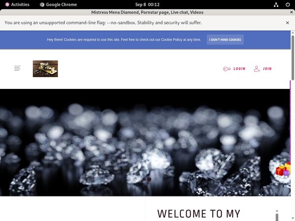 Signup Mistress Mena Diamond Paypal