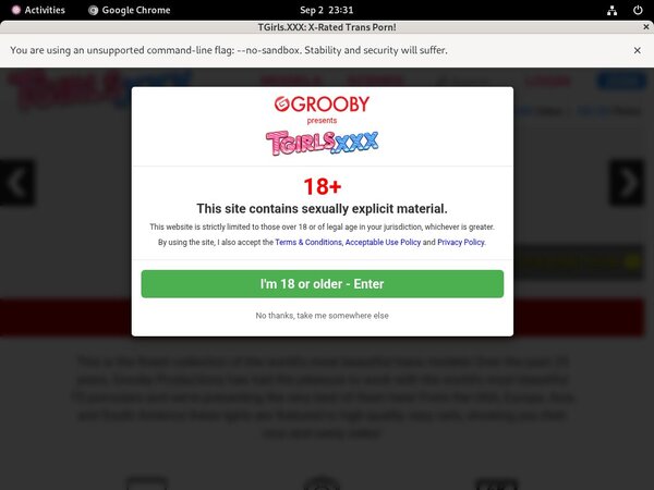 TGirls.XXX Free Trial Promotion