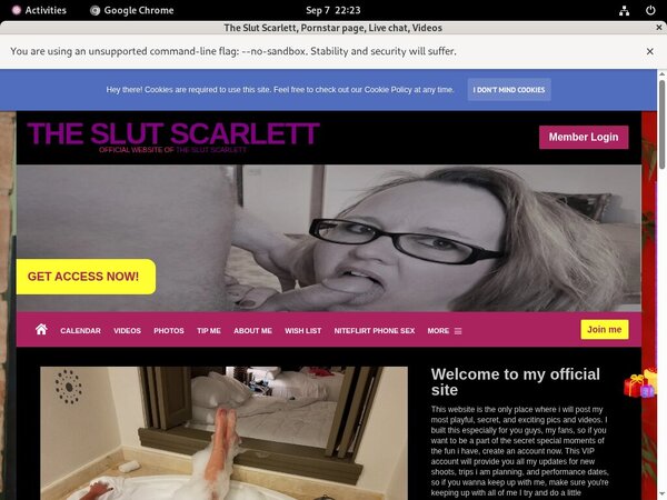 The Slut Scarlett Promotion