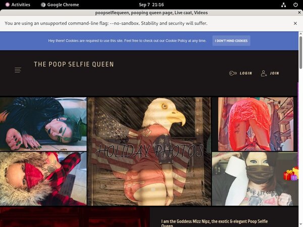 ThePoopSelfieQueen With Amex