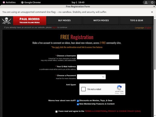 Timpass Registration Form
