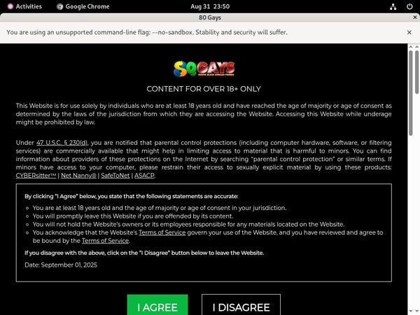 Trial Membership 80gays