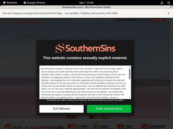 Try Southernsins.com Discount