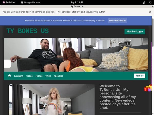 Ty Bones Con Deposito Bancario