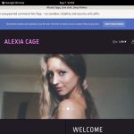 Username And Password For Alexiacage