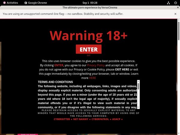 Versocinema.com Signup Form