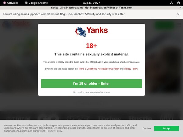 Yanks.com Sex